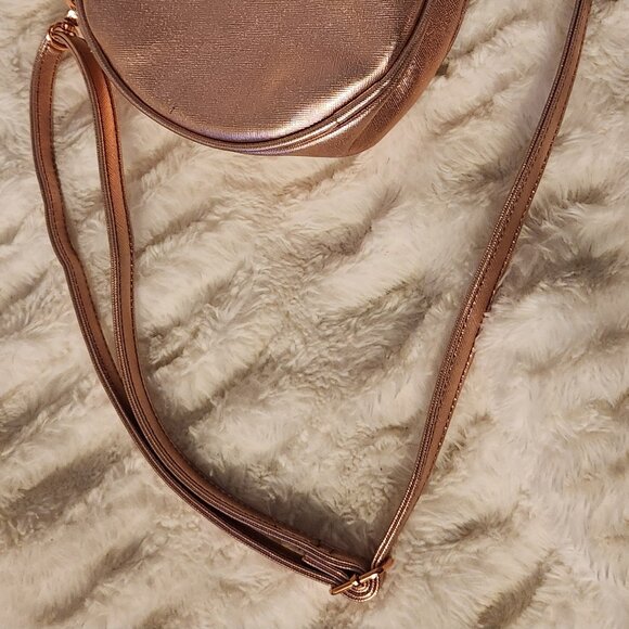 Disney Parks Girls Rose Gold Minnie Mouse Round Sparkly Purse - Picture 12 of 12